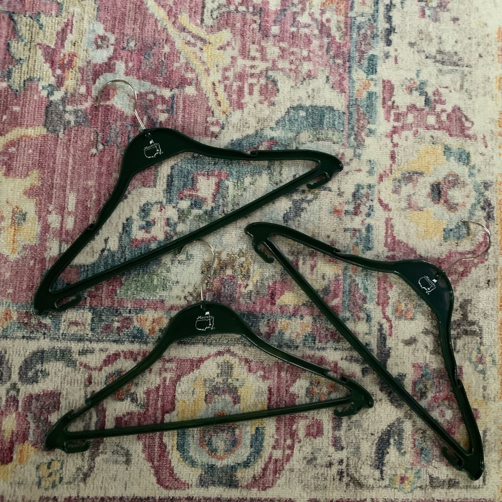 Set of Black Suit Hangers